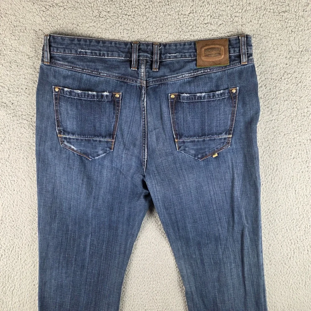 Robert Graham Jeans Mens 38 (37x34) Blue‎ Yates Straight Leg Denim